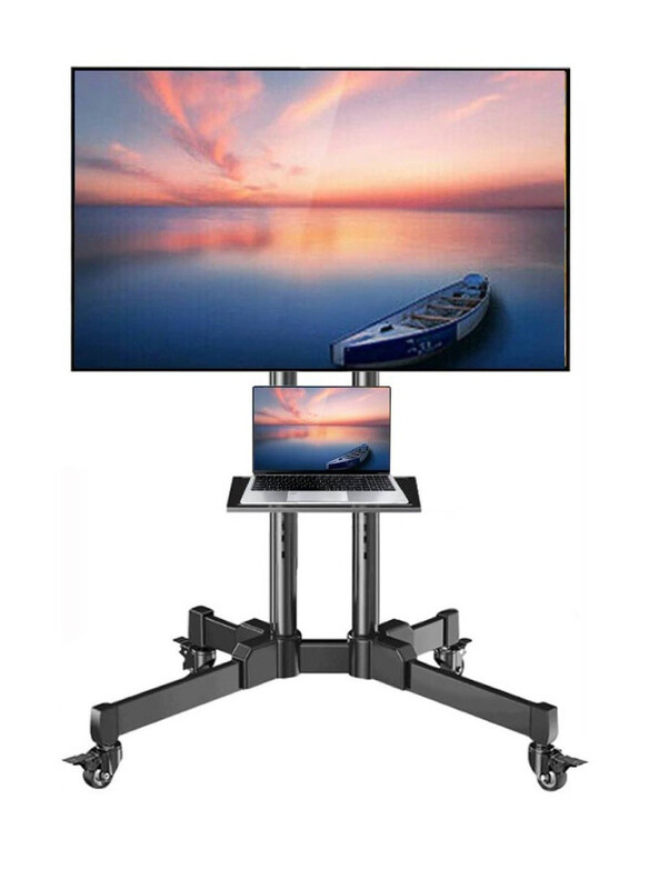 Generic Portable Mobile TV Stand with Max Vesa 600x400mm For 32-72 Inch LCD LED Flat/Curved Panel TVs, Black
Generic Portable Mobile TV Stand with Max Vesa 600x400mm For 32-72 Inch LCD LED Flat/Curved Panel TVs, Black