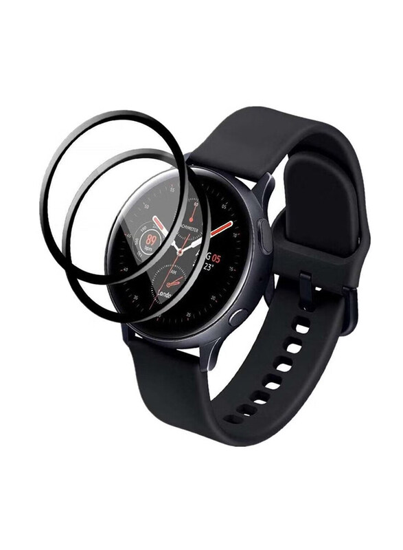 Generic 5D Full Curved Tempered Glass Screen Protector For Samsung Watch Active 2 44mm, 2 Pieces, Clear/Black
Generic 5D Full Curved Tempered Glass Screen Protector For Samsung Watch Active 2 44mm, 2 Pieces, Clear/Black