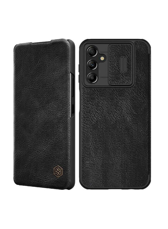 Nillkin Samsung Galaxy A34 5G Slide Camera Protection Qin Leather Mobile Phone Flip Case Cover, Black
Nillkin Samsung Galaxy A34 5G Slide Camera Protection Qin Leather Mobile Phone Flip Case Cover, Black
