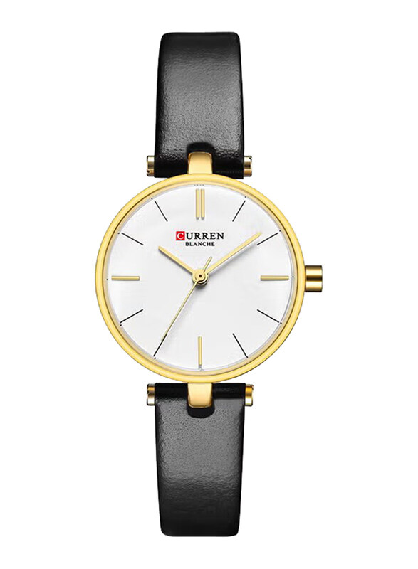 Curren Analog Wrist Watch for Girls with Leather Band, Water Resistant, C9038L-1, Black-White
Curren Analog Wrist Watch for Girls with Leather Band, Water Resistant, C9038L-1, Black-White
