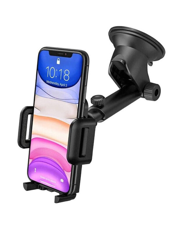 Generic Universal Cradle 360 Rotatable Extendable Arm One Button Release Stand Car Phone Mount For Smartphones, Black
Generic Universal Cradle 360 Rotatable Extendable Arm One Button Release Stand Car Phone Mount For Smartphones, Black