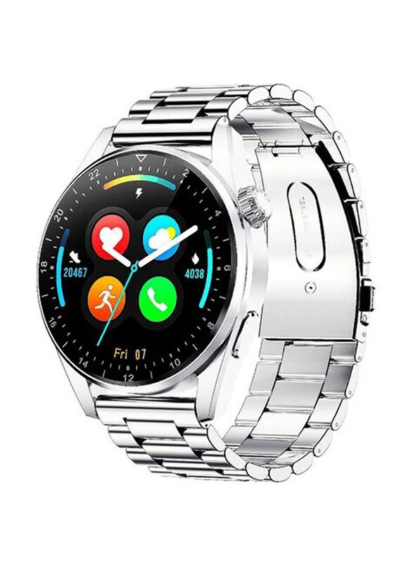 Hyx Stainless Steel Fitness Watch IP67 Waterproof Activity Tracker Smartwatch for Android iOS, Silver
Hyx Stainless Steel Fitness Watch IP67 Waterproof Activity Tracker Smartwatch for Android iOS, Silver