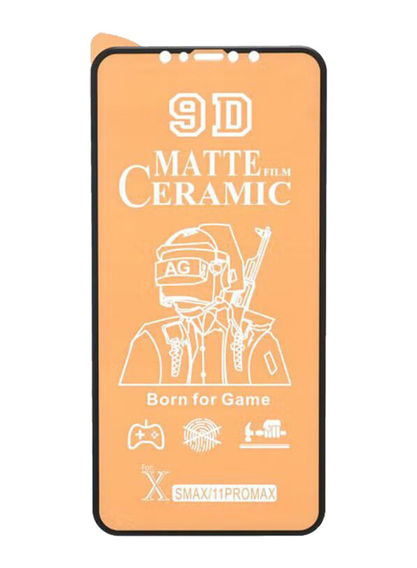 Generic Apple iPhone XS Max Mobile Phone 9D Matte Ceramic Screen Protector, Clear/Black
Generic Apple iPhone XS Max Mobile Phone 9D Matte Ceramic Screen Protector, Clear/Black