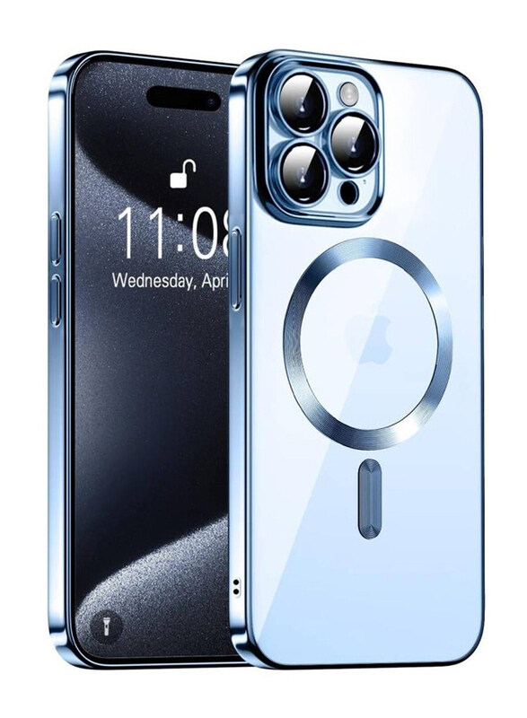 Olliwon Apple iPhone 15 Pro 6.1-inch Shockproof Anti-Scratch Magnetic MagSafe Camera Protection Mobile Phone Case Cover, Blue
Olliwon Apple iPhone 15 Pro 6.1-inch Shockproof Anti-Scratch Magnetic MagSafe Camera Protection Mobile Phone Case Cover, Blue
