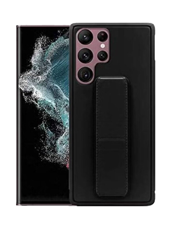 Generic Samsung Galaxy S22 Ultra 5G Premium Quality Silicone Slim Kick Back Stand Grip Mobile Phone Case Cover With Wrist Strap, Black
Generic Samsung Galaxy S22 Ultra 5G Premium Quality Silicone Slim Kick Back Stand Grip Mobile Phone Case Cover With Wrist Strap, Black