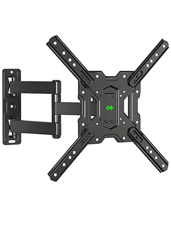 Universal Hyx Full Motion TV Wall Mount Fits For Most 26-55 Inch TVs Extension Arm With Swivel Articulating Arm Rotation & Tilt, Black
Universal Hyx Full Motion TV Wall Mount Fits For Most 26-55 Inch TVs Extension Arm With Swivel Articulating Arm Rotation & Tilt, Black