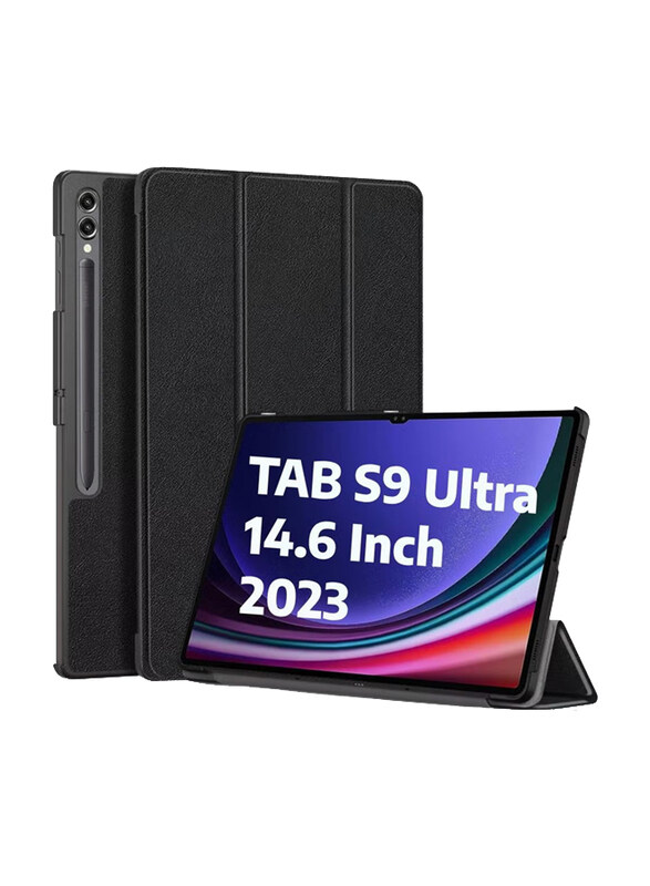 Dux Ducis Samsung Galaxy Tab S9 Ultra 14.6 Inch 2023 Leather Trifold Flip Mobile Phone Case Cover, Black
Dux Ducis Samsung Galaxy Tab S9 Ultra 14.6 Inch 2023 Leather Trifold Flip Mobile Phone Case Cover, Black