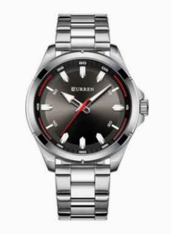 Curren Analog Watch for Men with Stainless Steel Band, Water Resistant, 8320, Black-Silver
Curren Analog Watch for Men with Stainless Steel Band, Water Resistant, 8320, Black-Silver