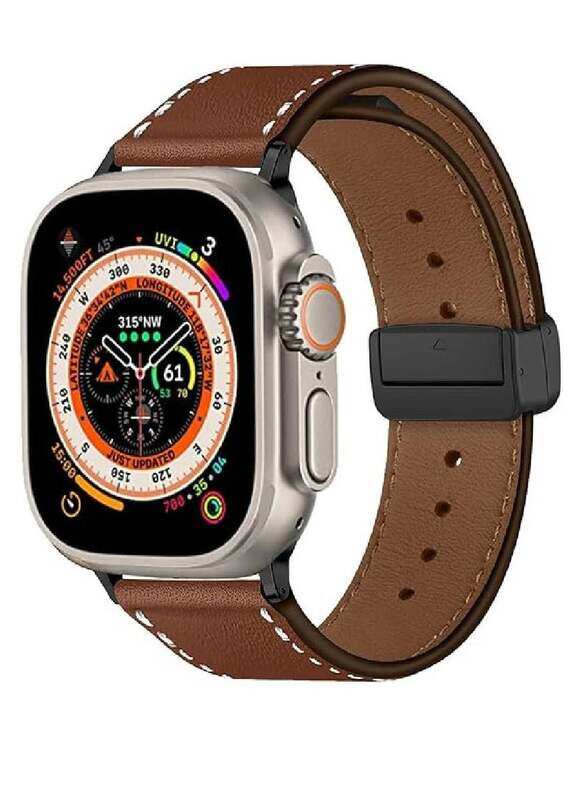 Euro Replacement New 2023 Magnetic Leather Strap Compatible With Apple Watch Ultra 49mm Ultra Watch 2 Brown
Euro Replacement New 2023 Magnetic Leather Strap Compatible With Apple Watch Ultra 49mm Ultra Watch 2 Brown