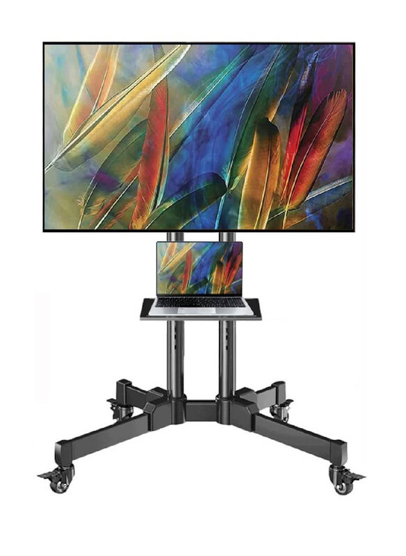 Generic Portable Mobile TV Stand with Max Vesa 600x400mm For 32-70 Inch LCD LED Flat/Curved Panel TVs, Black
Generic Portable Mobile TV Stand with Max Vesa 600x400mm For 32-70 Inch LCD LED Flat/Curved Panel TVs, Black