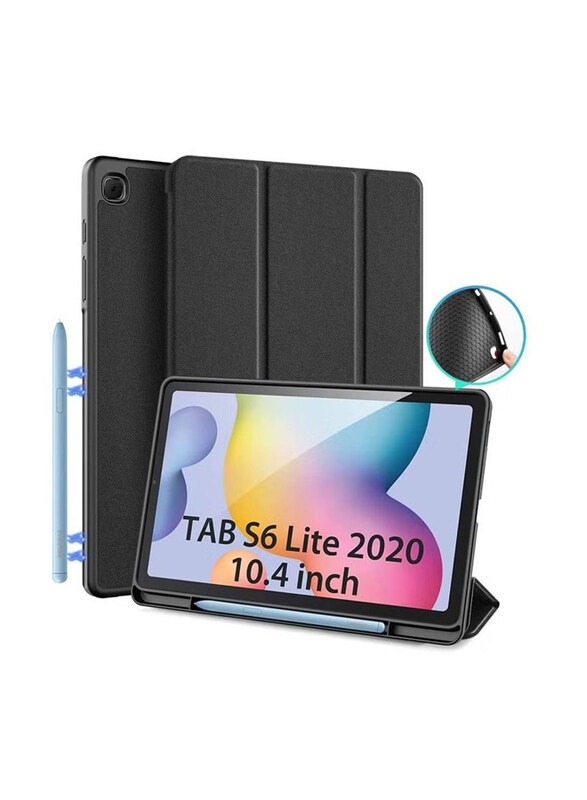 Generic Samsung Galaxy Tab S6 Lite Protective Back Case Cover and Screen Protector with Pen Slot, Black
Generic Samsung Galaxy Tab S6 Lite Protective Back Case Cover and Screen Protector with Pen Slot, Black