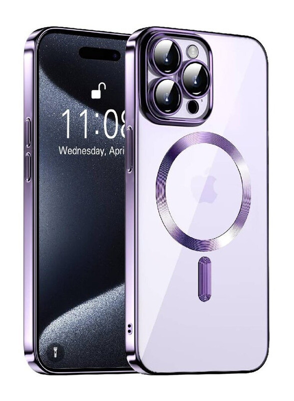 Olliwon Apple iPhone 15 Pro Max 6.7-inch Shockproof Anti-Scratch Magnetic MagSafe Camera Protection Mobile Phone Case Cover, Purple
Olliwon Apple iPhone 15 Pro Max 6.7-inch Shockproof Anti-Scratch Magnetic MagSafe Camera Protection Mobile Phone Case Cover, Purple