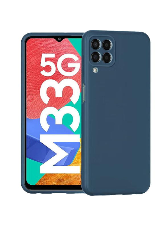 Zoomee Samsung Galaxy M33 5G Protective Silicone Flexible Camera Protection Slim Ultra Soft Back Mobile Phone Case Cover, Blue
Zoomee Samsung Galaxy M33 5G Protective Silicone Flexible Camera Protection Slim Ultra Soft Back Mobile Phone Case Cover, Blue
