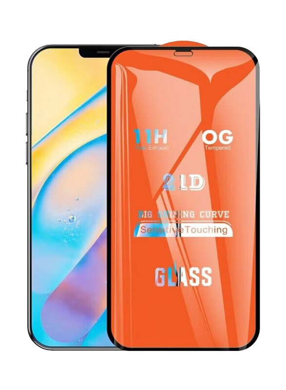 Generic Apple iPhone 12/iPhone 12 Pro 21D Full Glass & Glue Mobile Phone Tempered Glass Screen Protector, Black
Generic Apple iPhone 12/iPhone 12 Pro 21D Full Glass & Glue Mobile Phone Tempered Glass Screen Protector, Black