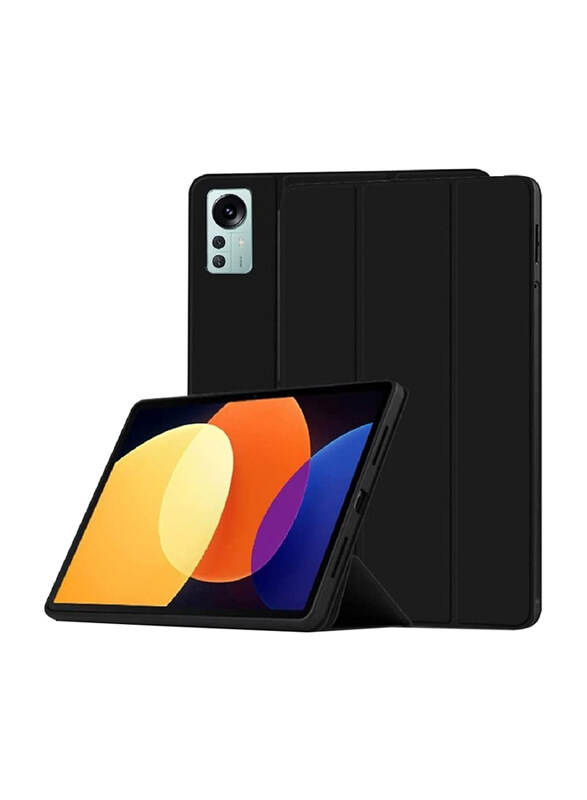 Dux Ducis Xiaomi Pad 5 Pro 12.4 Premium PU Ultra Thin Smart Cover with Auto Sleep Wake Feature Mobile Phone Back Case Cover, Black
Dux Ducis Xiaomi Pad 5 Pro 12.4 Premium PU Ultra Thin Smart Cover with Auto Sleep Wake Feature Mobile Phone Back Case Cover, Black