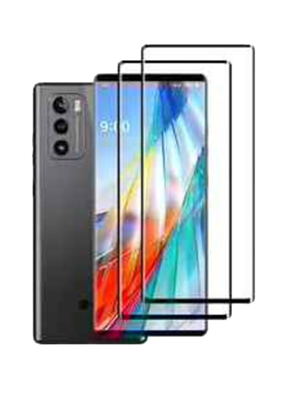 HYX LG Wing Full Coverage HD Clear Anti-Scratch Anti-Fingerprint Tempered Glass Screen Protector, 2 Pieces, Clear
HYX LG Wing Full Coverage HD Clear Anti-Scratch Anti-Fingerprint Tempered Glass Screen Protector, 2 Pieces, Clear