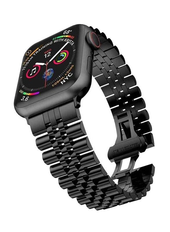 Generic Replacement Stainless Steel Magnetic Metal Strap For Apple Series 8/7/6/5/4/SE 45/44/42mm l Ultra Watch 49mm, Black
Generic Replacement Stainless Steel Magnetic Metal Strap For Apple Series 8/7/6/5/4/SE 45/44/42mm l Ultra Watch 49mm, Black