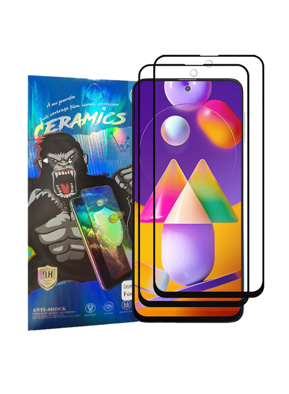 Generic Samsung Galaxy M31s Tempered Glass Screen Protectors, 2 Pieces, Clear/Black
Generic Samsung Galaxy M31s Tempered Glass Screen Protectors, 2 Pieces, Clear/Black