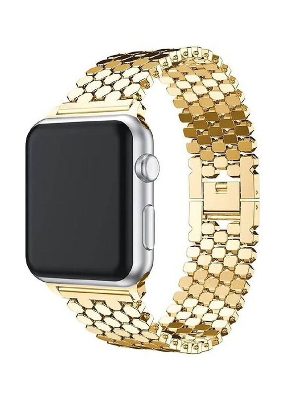 Generic Stainless Steel Band For Apple Watch Band 42mm 44mm 45mm, iWatch Series 7/6/5/4/3/2/1/SE, Gold
Generic Stainless Steel Band For Apple Watch Band 42mm 44mm 45mm, iWatch Series 7/6/5/4/3/2/1/SE, Gold