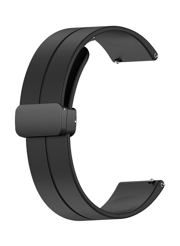 Perfii Replacement Silicone Watch Strap 22mm Magnetic Folding Buckle Wristband For Huawei Watch Buds, Black
Perfii Replacement Silicone Watch Strap 22mm Magnetic Folding Buckle Wristband For Huawei Watch Buds, Black