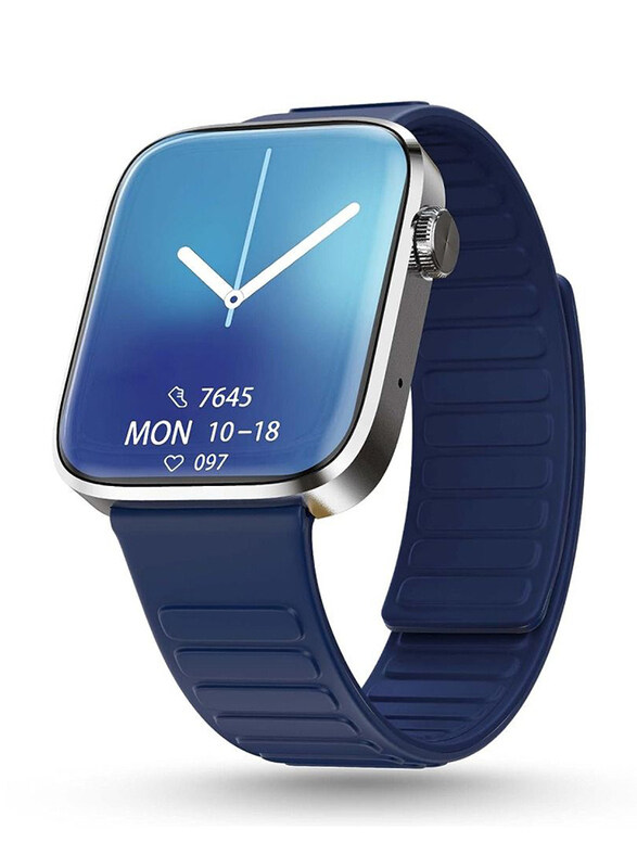 Kkmoon Full Touch Screen Smartwatch with 50 Sports Modes, Bluetooth Calling, Blood Pressure, Heart Rate Sleep Monitor, Silver/Blue
Kkmoon Full Touch Screen Smartwatch with 50 Sports Modes, Bluetooth Calling, Blood Pressure, Heart Rate Sleep Monitor, Silver/Blue