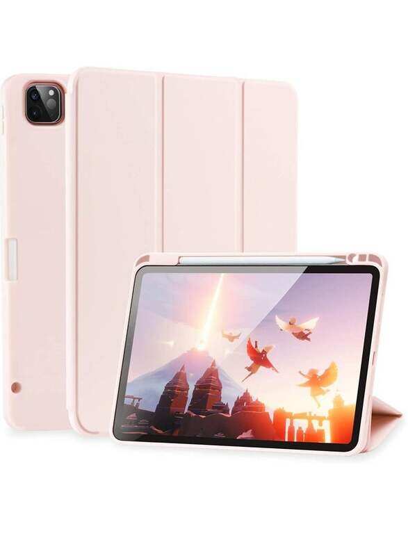 Dux Ducis Protective Soft TPU Smart Trifold Stand with Pencil Holder Case Cover For iPad Air 5th/4th Generation 10.9 Inch 2022/2020 Pink
Dux Ducis Protective Soft TPU Smart Trifold Stand with Pencil Holder Case Cover For iPad Air 5th/4th Generation 10.9 Inch 2022/2020 Pink