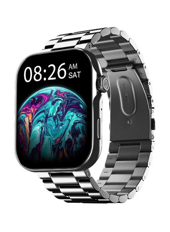 Kkmoon Germany Full Touch Screen Bluetooth Calling Stainless Steel Smartwatch, Silver
Kkmoon Germany Full Touch Screen Bluetooth Calling Stainless Steel Smartwatch, Silver