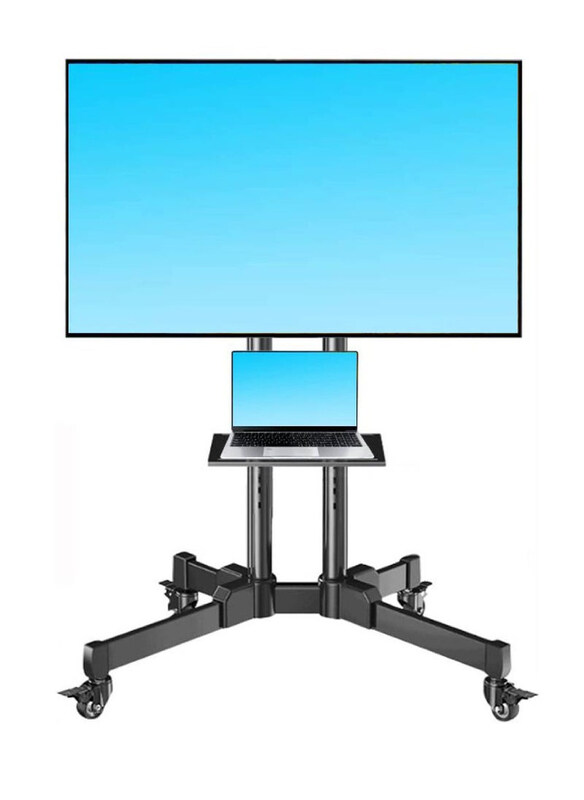 Generic Elegant Portable Tall Height Adjustable TV Floor Rolling Stand on Wheels for 32 to 70 Inch TVs, Black
Generic Elegant Portable Tall Height Adjustable TV Floor Rolling Stand on Wheels for 32 to 70 Inch TVs, Black