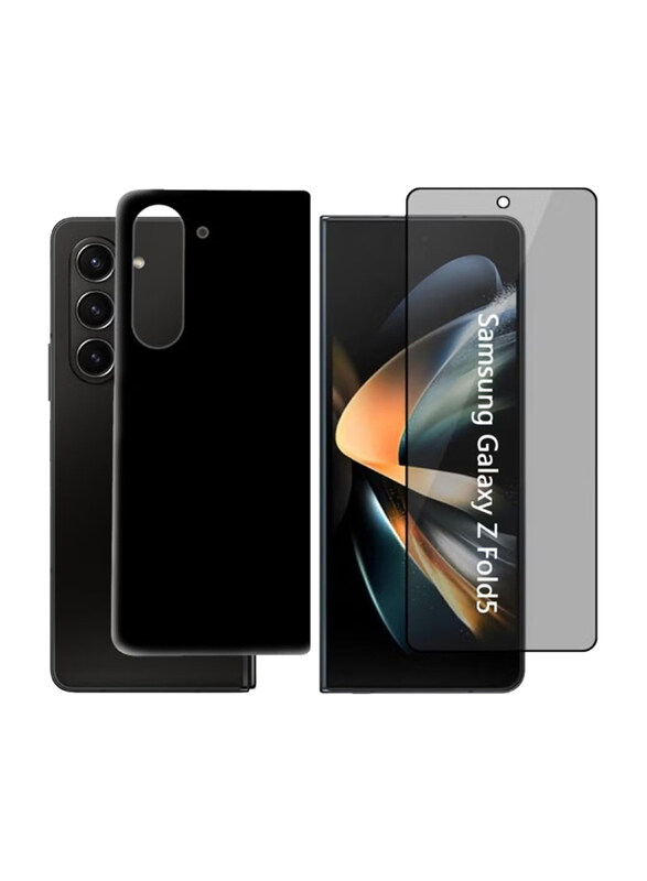 Generic Samsung Galaxy Z Fold 5 Full Covered Privacy Front & Back Tempered Glass Screen Protector Set, Black/Clear
Generic Samsung Galaxy Z Fold 5 Full Covered Privacy Front & Back Tempered Glass Screen Protector Set, Black/Clear