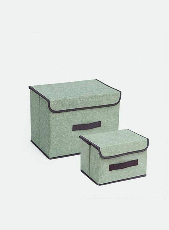 Generic 2 in 1 Non Woven Fabric Foldable Storage Organizer Box, 24 x 23 x 36 cm, Green
Generic 2 in 1 Non Woven Fabric Foldable Storage Organizer Box, 24 x 23 x 36 cm, Green