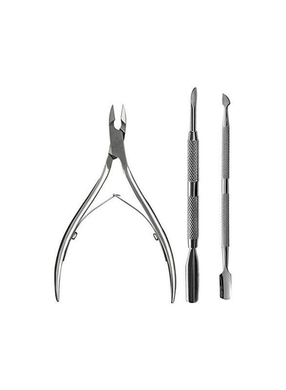 Blooming Time Stainless Steel Cuticle Nipper Clipper Nail Tool Set, 3 Pieces, Silver
Blooming Time Stainless Steel Cuticle Nipper Clipper Nail Tool Set, 3 Pieces, Silver