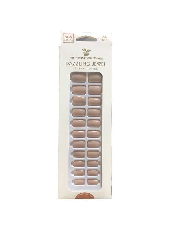 Blooming Time 24-Piece Tip Artificial False Nails Tips Full Cover Stick, Light Pink, Pink
Blooming Time 24-Piece Tip Artificial False Nails Tips Full Cover Stick, Light Pink, Pink
