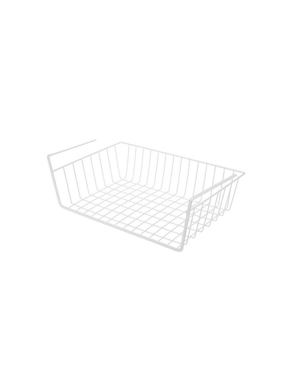 East Lady Under Shelf Storage Organization Basket, 32.5 x 12.5 x 12.5 cm, White
East Lady Under Shelf Storage Organization Basket, 32.5 x 12.5 x 12.5 cm, White