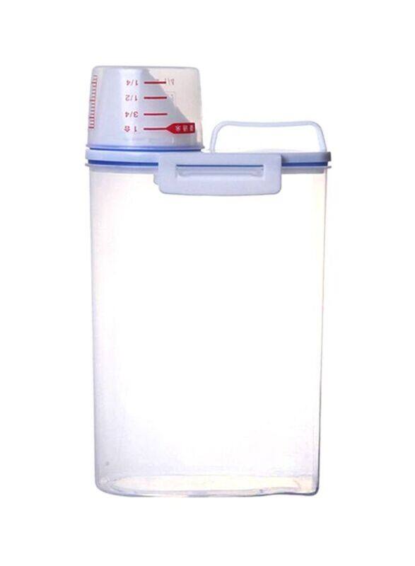 Margoun Rice & Cereal Storage Container with Measuring Cup, 23.5 x 16.5 x 11cm, Clear/Blue
Margoun Rice & Cereal Storage Container with Measuring Cup, 23.5 x 16.5 x 11cm, Clear/Blue