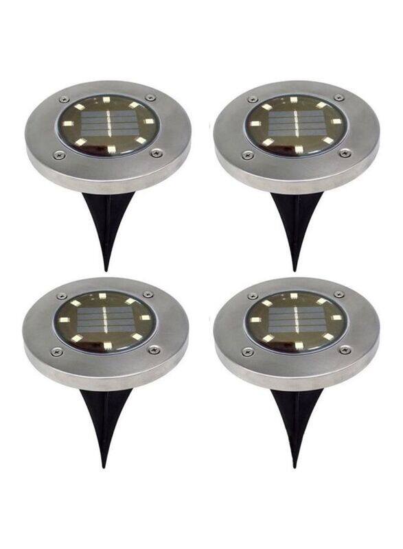 Voberry Elegant Designed Weatherproof Energy Saving Solar Powered LED, 4 Piece, Light Black/Silver
Voberry Elegant Designed Weatherproof Energy Saving Solar Powered LED, 4 Piece, Light Black/Silver