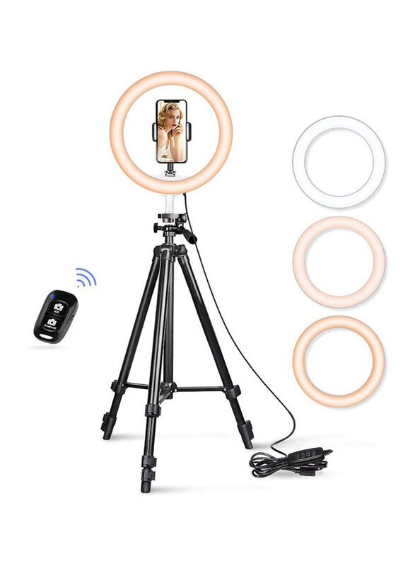 Generic Dimmable LED Selfie Ring Light for Universal Mobile Phones, 10000232987hw, Black
Generic Dimmable LED Selfie Ring Light for Universal Mobile Phones, 10000232987hw, Black