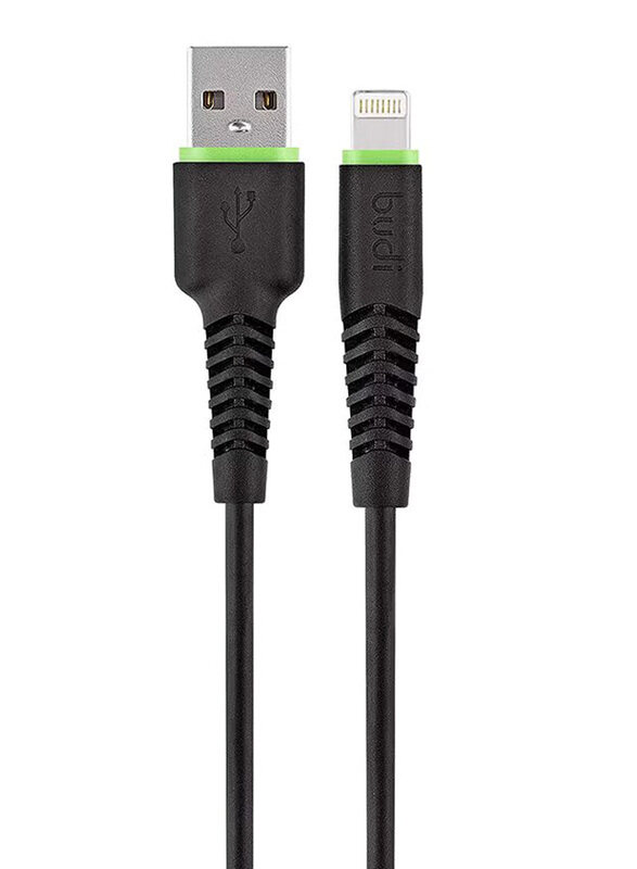 Budi 1.2-Meter Lightening Charging Cable, USB Type A to Lightning Cable for Apple iPhone Phone, Black
Budi 1.2-Meter Lightening Charging Cable, USB Type A to Lightning Cable for Apple iPhone Phone, Black