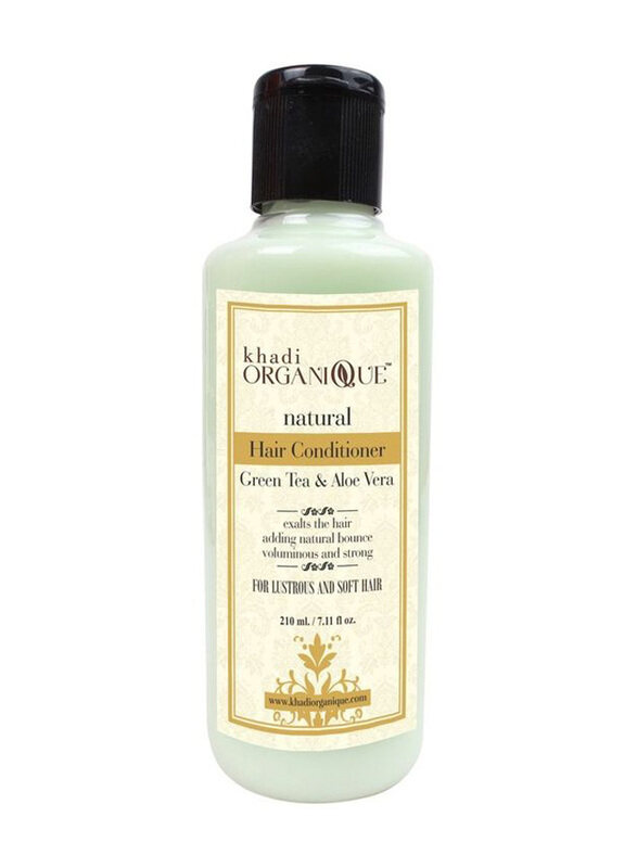 Khadi Organique Green Tea & Aloe Vera Hair Conditioner for All Hair Types, 210ml
Khadi Organique Green Tea & Aloe Vera Hair Conditioner for All Hair Types, 210ml