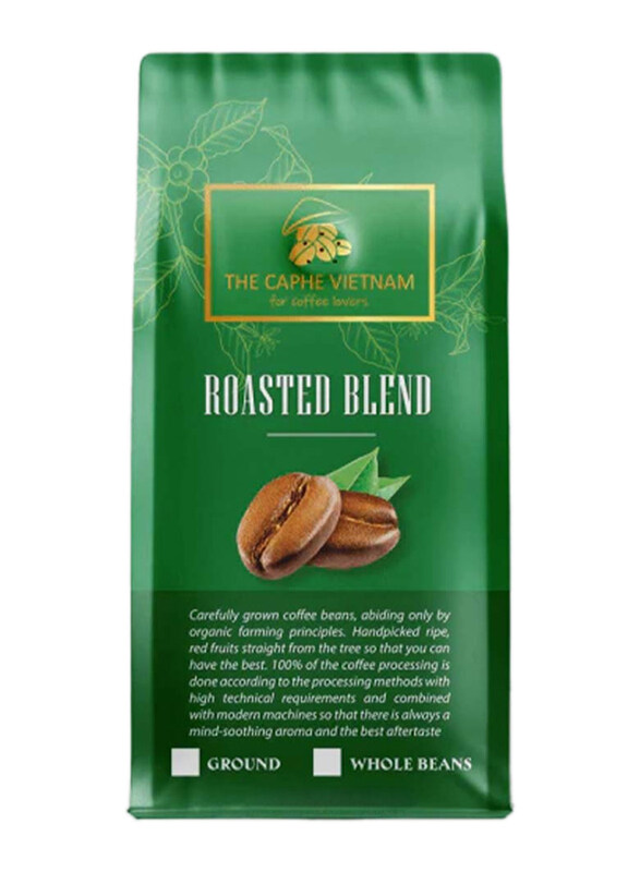The Caphe Vietnam Natural Process Medium Roast 100% Organic Fine Robusta Whole Beans Coffee, 500g
The Caphe Vietnam Natural Process Medium Roast 100% Organic Fine Robusta Whole Beans Coffee, 500g