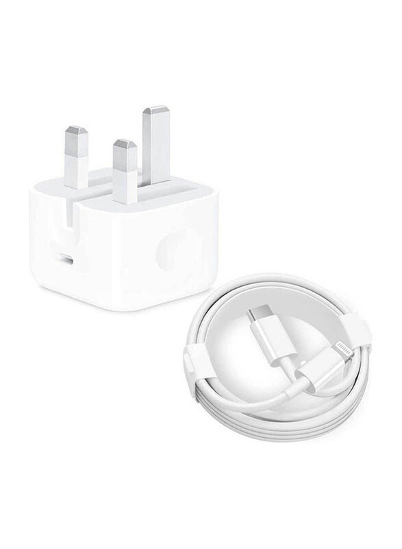 Generic UK Plug 25W Wall Charger with Usb-C Port & Cable for IPhone 13/14 Pro Max, White
Generic UK Plug 25W Wall Charger with Usb-C Port & Cable for IPhone 13/14 Pro Max, White