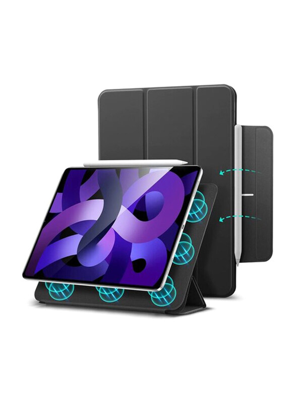 Esr Apple iPad Air 5th/4th Gen 2022/2020/iPad Pro 11 2018 Auto Sleep Wake Magnetic Attachment Tablet Flip Case Cover with Supports Pencil 2, Black
Esr Apple iPad Air 5th/4th Gen 2022/2020/iPad Pro 11 2018 Auto Sleep Wake Magnetic Attachment Tablet Flip Case Cover with Supports Pencil 2, Black