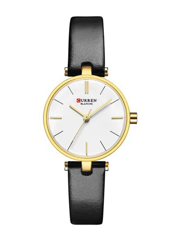 Curren Analog Watch for Girls with Leather Band, Water Resistant, C9038L-1, Black-White
Curren Analog Watch for Girls with Leather Band, Water Resistant, C9038L-1, Black-White