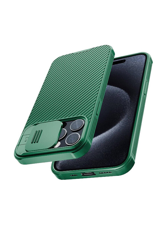 Nillkin Apple iPhone 15 Pro Max 6.7" 2023 Cameshield Pro Slim Fit Shockproof Anti-Scratch Slide Camera Protection Mobile Back Case Cover, Green
Nillkin Apple iPhone 15 Pro Max 6.7" 2023 Cameshield Pro Slim Fit Shockproof Anti-Scratch Slide Camera Protection Mobile Back Case Cover, Green