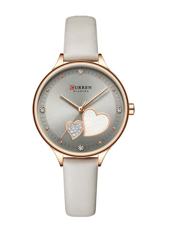 Curren Analog Stone Studded Watch for Women with Leather Band, Water Resistant, J-4781GY, Grey
Curren Analog Stone Studded Watch for Women with Leather Band, Water Resistant, J-4781GY, Grey