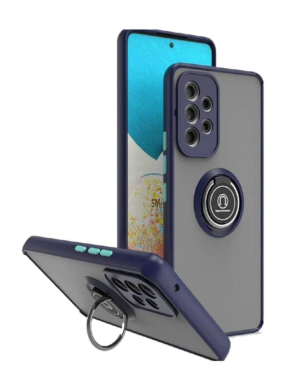 Generic Samsung Galaxy A73 5G Matte Silicone Protective Mobile Phone Case Cover with 360 Degrees Rotate Metal Magnetic Ring Kickstand, Blue
Generic Samsung Galaxy A73 5G Matte Silicone Protective Mobile Phone Case Cover with 360 Degrees Rotate Metal Magnetic Ring Kickstand, Blue