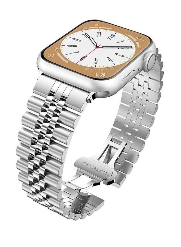 Hyx Bluetooth Call Stainless Steel Men Sports Fitness Tracker IP67 Waterproof Smartwatch For IOS Android - Silver/Silver
Hyx Bluetooth Call Stainless Steel Men Sports Fitness Tracker IP67 Waterproof Smartwatch For IOS Android - Silver/Silver