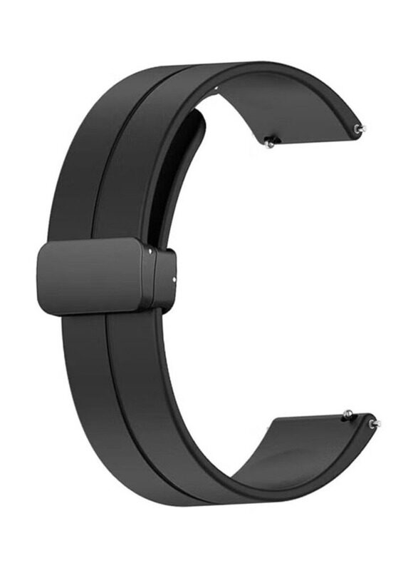 Perfii Replacement Silicone Watch Strap with 22mm Magnetic Folding Buckle Wristband for Garmin Vivoactive 4/Garmin Venu 2, Black
Perfii Replacement Silicone Watch Strap with 22mm Magnetic Folding Buckle Wristband for Garmin Vivoactive 4/Garmin Venu 2, Black
