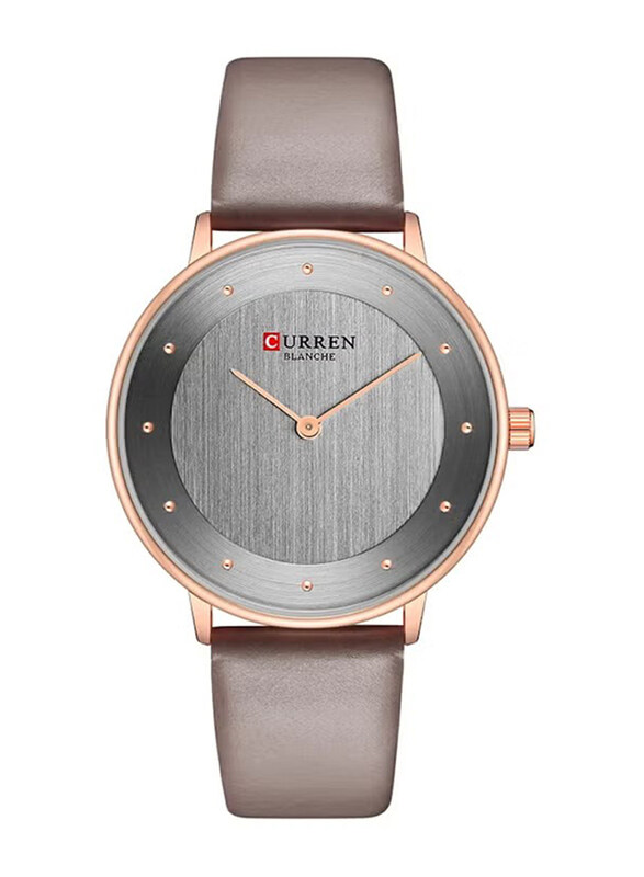 Curren Analog Watch for Girls with Leather Band, Water Resistant, C9033L-1, Beige-Grey
Curren Analog Watch for Girls with Leather Band, Water Resistant, C9033L-1, Beige-Grey