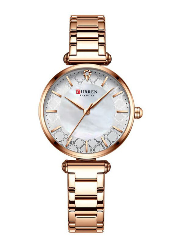 Curren Analog Wrist Watch for Women with Stainless Steel Band, Water Resistant, J-4637ROG, Rose Gold-White
Curren Analog Wrist Watch for Women with Stainless Steel Band, Water Resistant, J-4637ROG, Rose Gold-White