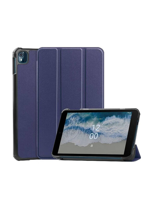 Generic Nokia T10 Slim Protective Premium Leather Flip Ultra-Thin Lightweight Trifold Stand Case Cover, Blue
Generic Nokia T10 Slim Protective Premium Leather Flip Ultra-Thin Lightweight Trifold Stand Case Cover, Blue